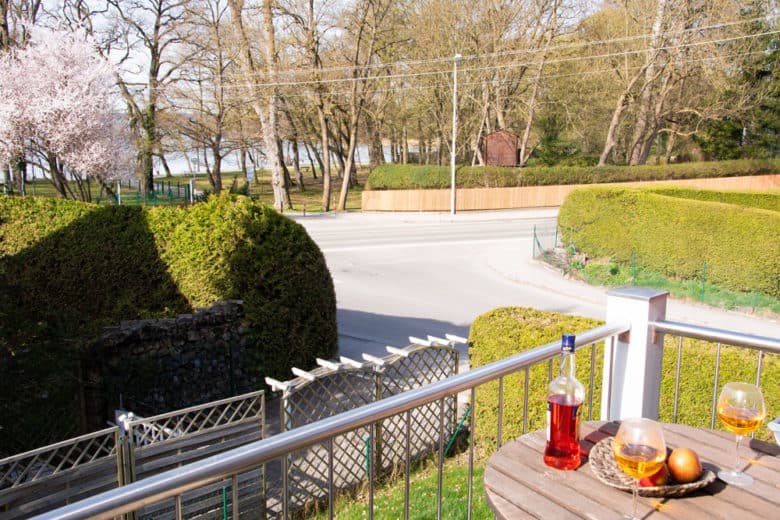 Blick vom Balkon - Ferienwohnung Robert Brack Herrsching am Ammersee