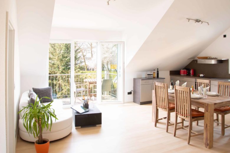 Offene Küche in der Ferienwohnung Robert Brack Herrsching am Ammersee
